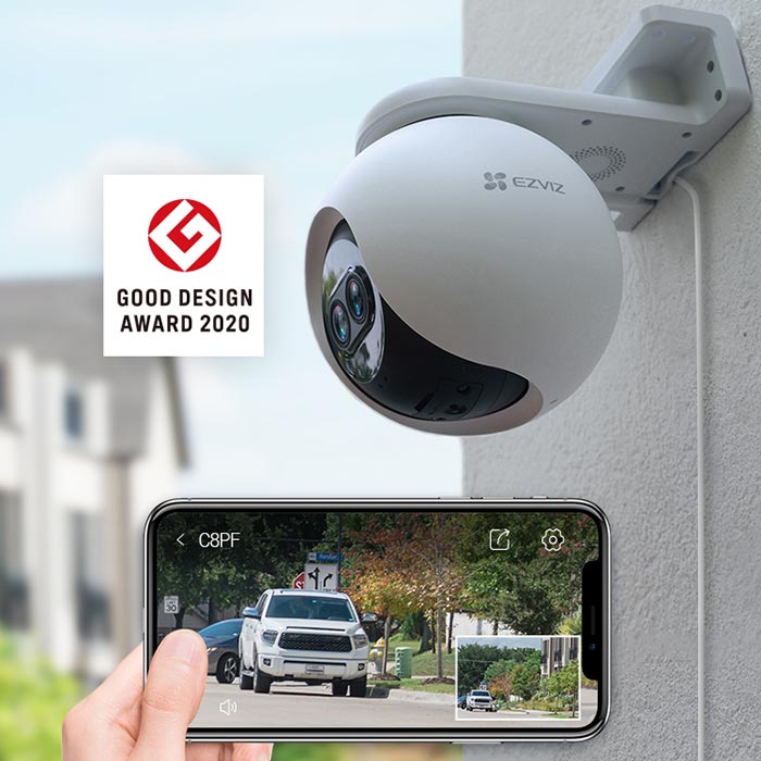 Camera WiFi Quay Quét, Ống kính kép EZVIZ C8PF 2MP 2