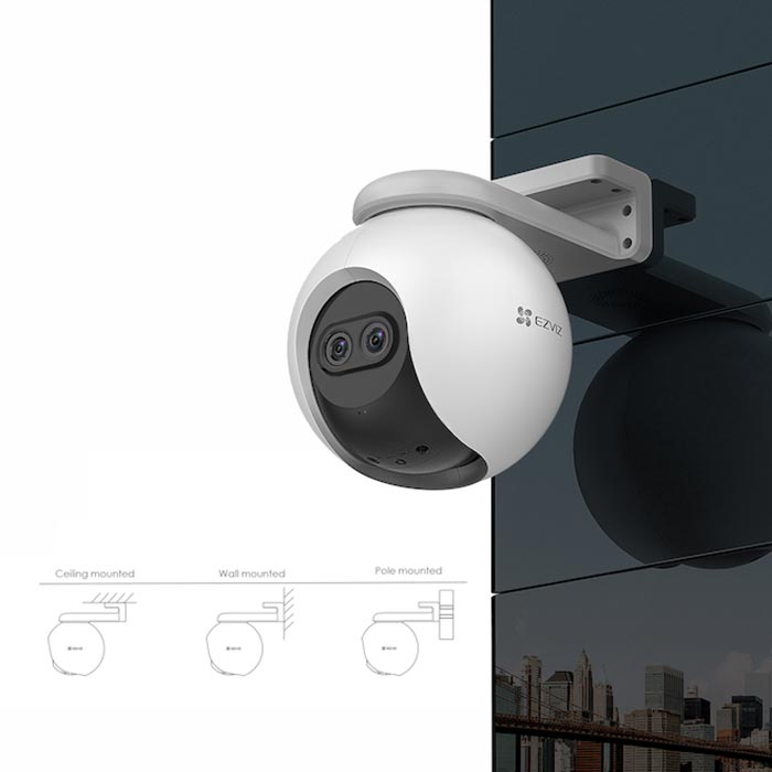 Camera WiFi Quay Quét, Ống kính kép EZVIZ C8PF 2MP 3