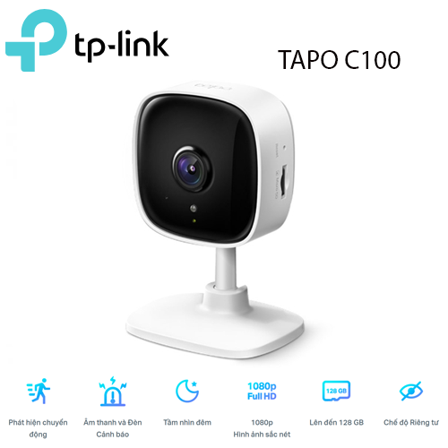 Camera Tp-link TAPO C100 Phát Hiện Cảnh Báo Chuyển Động