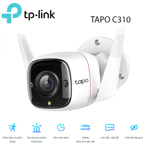 Camera Tp-link Tapo C310 Quay Ngoài Trời Chống Nước