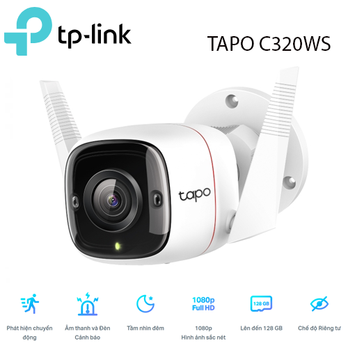 Camera Tp-link Tapo C320WS Camera Có Màu Ban Đêm Rõ Nét