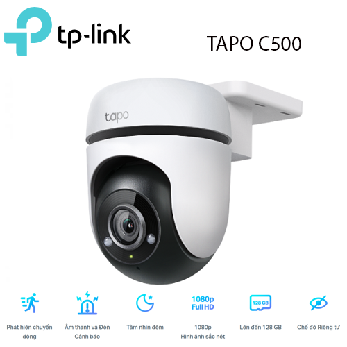 Camera Tp-Link Tapo C500 Full HD Quay Ngoài Trời Chống Nước, Chống Bụi