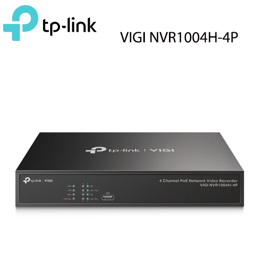 Đầu Ghi Hình Vigi NVR1004H-4P Tp-Link Thu 4 Kênh