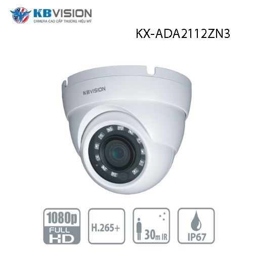 Camera IP 2.0MP Kbvision KX-ADA2112ZN3