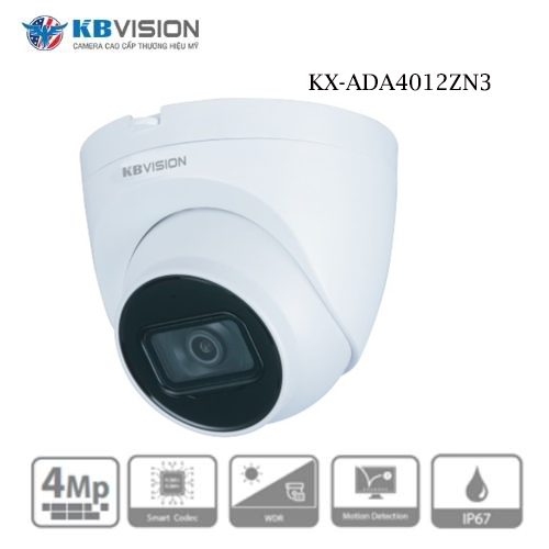 Camera Kbvision KX-ADA4012ZN3 Chống Bụi Chống Nước