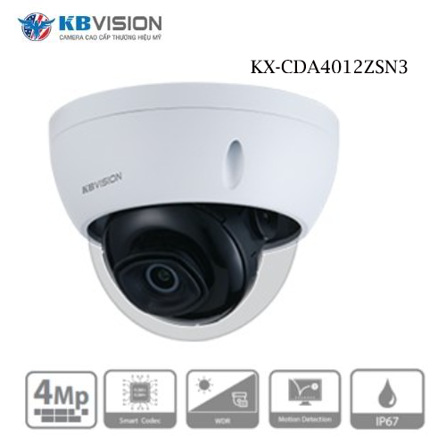 Camera Kbvision KX-CDA4012ZSN3 Kết Nối Siêu Tốc Độ