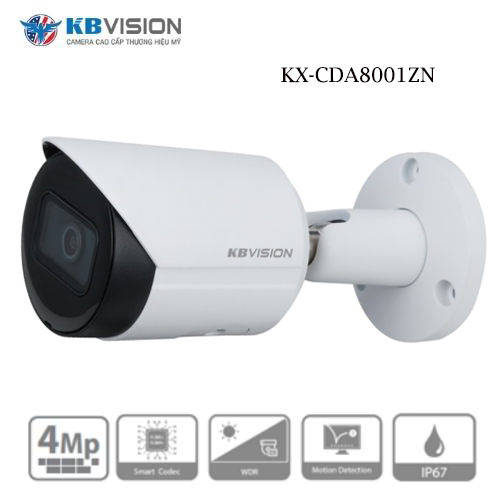 Camera Kbvision KX-CDA8001ZN Camera Ngoài Trời 8MP