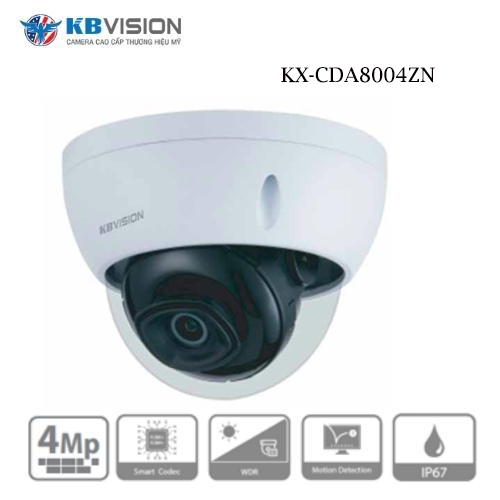 Camera Kbvision KX-CDA8004ZN Ánh Sáng Hồng Ngoại 4Mp