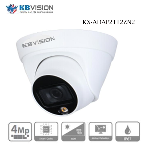Camera Kbvision KX-ADAF2112ZN2 Full Color Cảm Biến 2MP