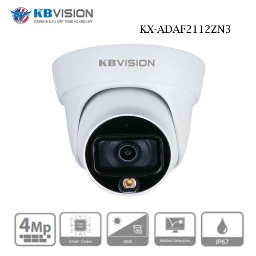 Camera Kbvision KX-ADAF2112ZN3 Chuẩn Chống Nước Ngoài Trời
