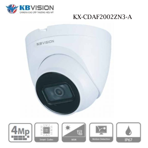 Camera Kbvision IP KX-CDAF2002ZN3-A Full Color