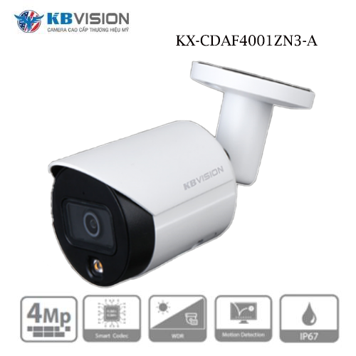 Camera Kbvision KX-CDAF4001ZN3-A Cảnh Báo Kẻ Trộm Đột Nhập