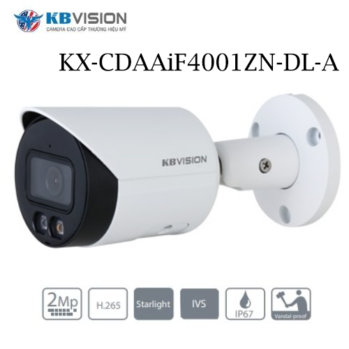 Camera Kbvision KX-CDAAiF4001ZN-DL-A Và KX-CAiF4001N-DL-A
