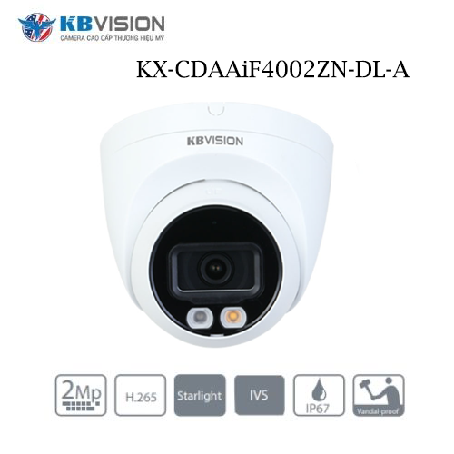 Camera Kbvision KX-CDAAiF4002ZN-DL-A Và KX-CAiF4002N-DL-A