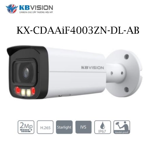 Camera Kbvision KX-CDAAiF4003ZN-DL-AB Và KX-CAiF4003N-DL-AB