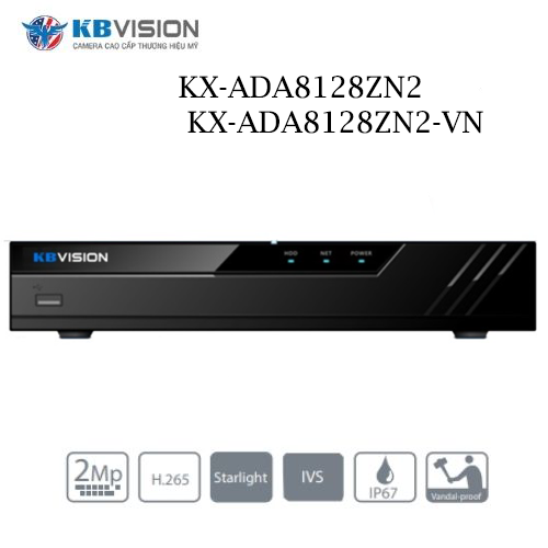 Đầu Ghi Camera NVR Kbvision KX-ADA8128ZN2 Và KX-ADA8128ZN2-VN