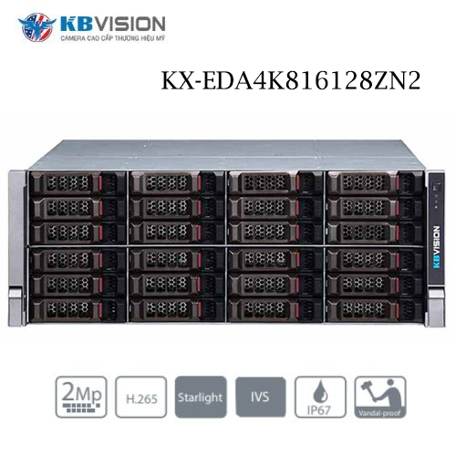Đầu ghi KX-EDA4K816128ZN2 Và KX-E4K816128N2 128 kênh Kbvision