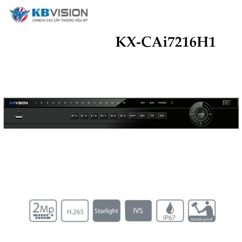 Đầu Ghi Hình Kbvision KX-CAi7216H1 Full 5 In 1