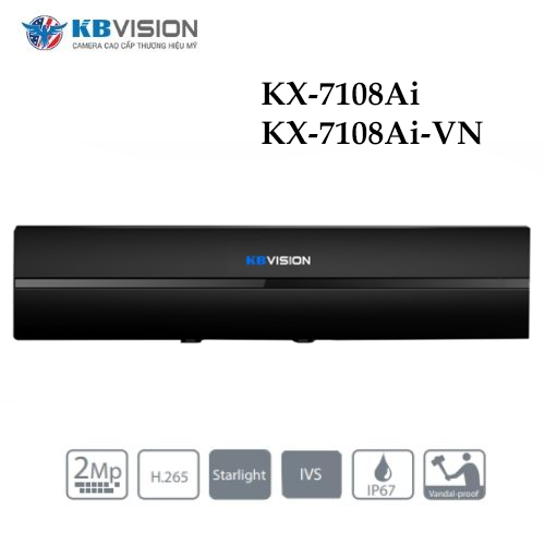 Đầu Ghi Camera KX-7108Ai & KX-7108Ai-VN Kbvision