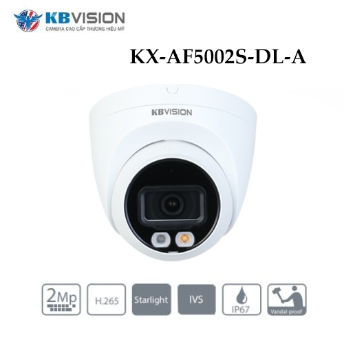 Camera Kbvision KX-AF5002S-DL-A Full HD Analog 5MP