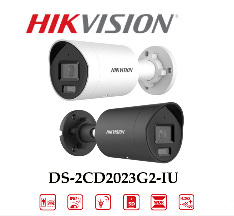 Camera Hikvision DS-2CD2023G2-IU Nhận Diện Phương Tiện Qua Lại