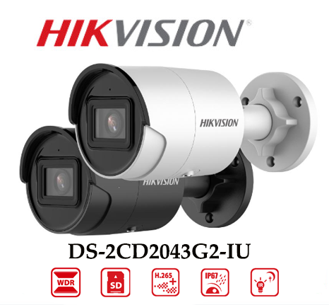 Camera Hikvision DS-2CD2043G2-IU 4MP Ánh Sáng Hồng Ngoại