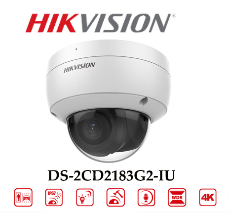 Camera Hikvision DS-2CD2183G2-IU 8MP Độ Phân Giải 4K