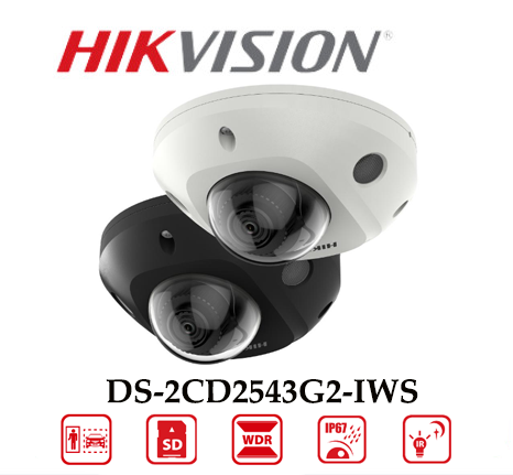 Camera Hikvision DS-2CD2543G2-IWS 4MP Hỗ Trợ Kết Nối Wifi