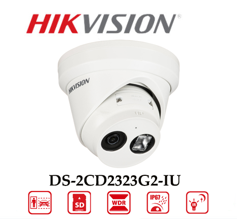 Camera Hikvision DS-2CD2323G2-IU 2MP Ngoài Trời Chống Nước