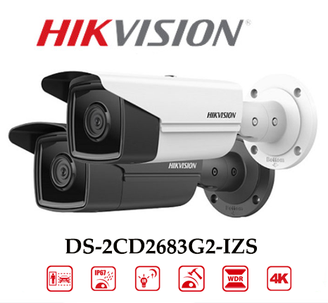 Camera Hikvision DS-2CD2683G2-IZS 8MP Chống Báo Động Giả