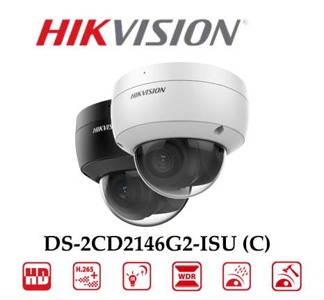 Camera Hikvision DS-2CD2146G2-ISU (C) IP 4MP Chống Báo Động Giả