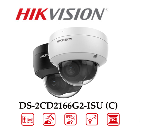 Camera Hikvision DS-2CD2166G2-ISU (C) IP 6MP Chống Báo Động Giả