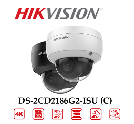 Camera Hikvision DS-2CD2186G2-ISU (C) IP 8MP Chống Báo Động Giả