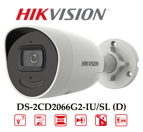 Camera Hikvision DS-2CD2066G2-IU/SL (D) 6MP Nhận Diện Khuôn Mặt