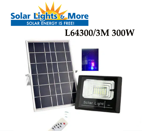 Đèn LED L64300/3M 300W Năng Lượng Mặt Trời Solar Light Chống Nước IP65
