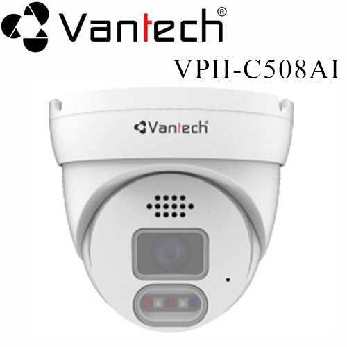 Camera Vantech VPH-C508AI DOME IP COLORFUL 5MP AI