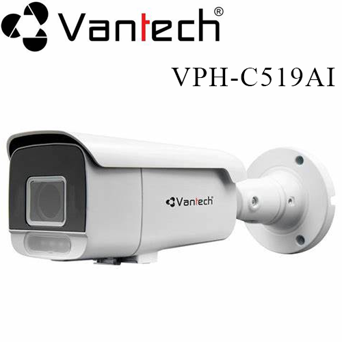 Camera Vantech VPH-C519AI Thân IP COLORFUL 5MP AI