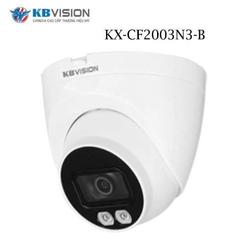 Camera IP Full-Color 2.0MP bán cầu KBVISION KX-CF2002N3-A