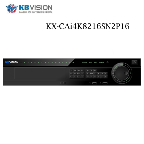 Đầu Ghi Kbvision KX-DAi4K8216SN3P16 PoE Ghi Hình 16 Kênh