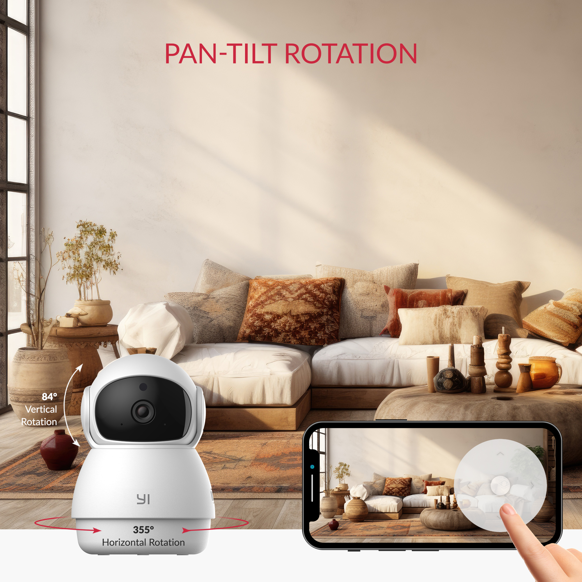 YRS.3521 Camera  THƯƠNG HIỆU YI HOME 2K PRO YI DOME 2K 4