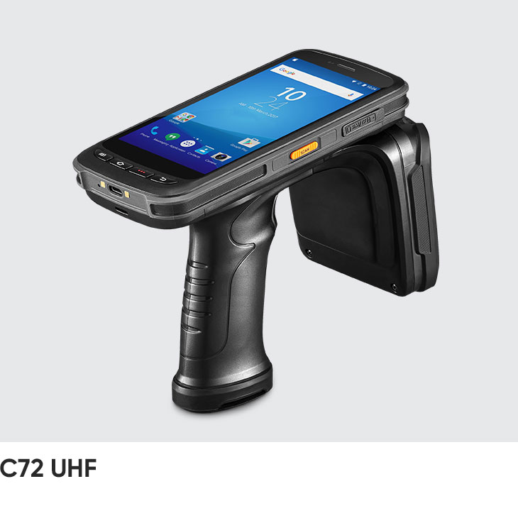 Máy kiểm đếm hàng hóa tài sản UHF RFID Barcode NFC model C72