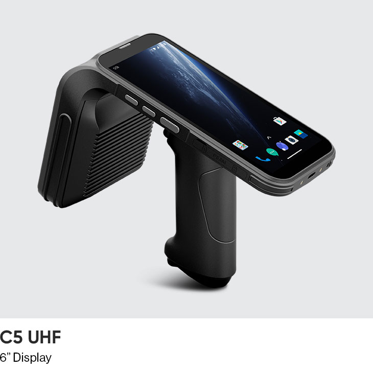 Máy kiểm đếm hàng hóa tài sản C5 UHF RFID Reader (Android 11/13) Chainway