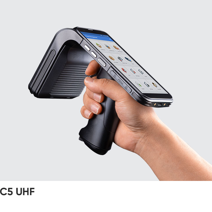 Máy kiểm đếm hàng hóa tài sản C5 UHF RFID Reader (Android 11/13) Chainway 2