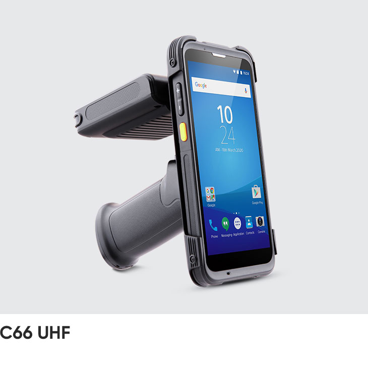 Máy kiểm đếm hàng hóa tài sản C66 UHF RFID Reader (Android 11/13) Chainway