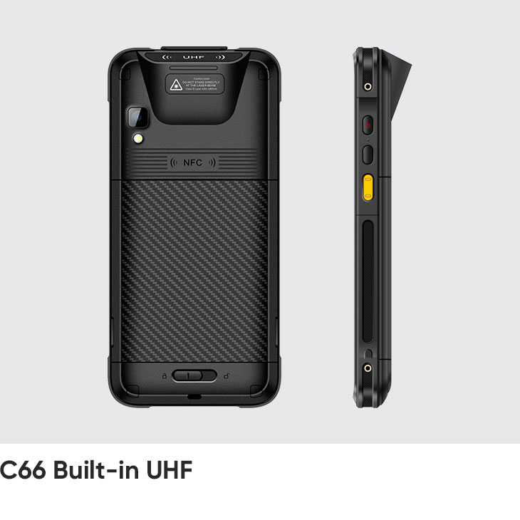 Máy kiểm đếm hàng hóa tài sản C66 Built-in RFID Reader (Android 11/13) Chainway 2