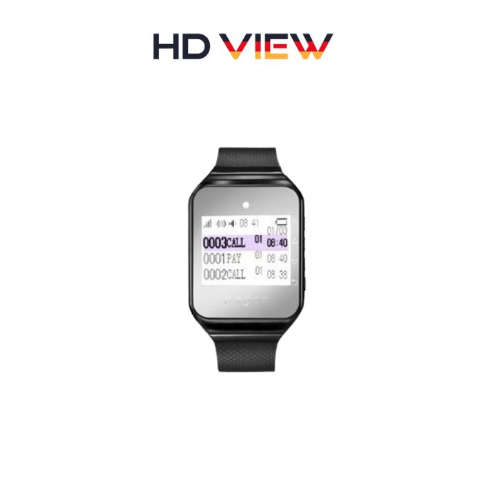 Đồng hồ đeo báo gọi phục vụ HD-WAT01 – Thương hiệu HDVIEW